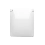 Simon Aquaclick WA-CGSZ1CZ-xx-11xx Gniazdo wtyczkowe natynkowe, Schuko, pojedyncze, klapka w kolorze pokrywy, z przesłonami torów prądowych, IP44, 16A, 250V~, szybkozłącza; biały