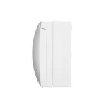 Simon Aquaclick WA-CGSZ1CZ-xx-11xx Gniazdo wtyczkowe natynkowe, Schuko, pojedyncze, klapka w kolorze pokrywy, z przesłonami torów prądowych, IP44, 16A, 250V~, szybkozłącza; biały