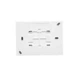 Simon Aquaclick WA-CGSZ2xx-xx-11xx Gniazdo wtyczkowe natynkowe, Schuko, podwójne kompaktowe, klapka w kolorze pokrywy, IP44, 16A, 250V~, zaciski śrubowe; biały