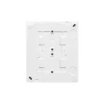 Simon Aquaclick WA-CGSZ4Cx-xx-11xx Gniazdo wtyczkowe natynkowe Schuko 4-krotne, klapka w kolorze pokrywy, IP44, 16A, 250V~, szybkozłącza; biały