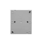 Simon Aquaclick WA-CW6xx-2x-x-16xx Łącznik schodowy natynkowy podwójny bez piktogramu, IP44, 10AX, 250V~, zaciski śrubowe; szary