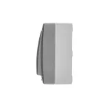 Simon Aquaclick WA-CS1Lxxx-xx-16xx Przycisk światło natynkowy z podświetleniem, IP44, 10AX, 250V~, zaciski śrubowe; szary