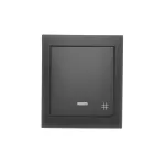 Simon Aquaclick WA-CW7Lxxx-xx-49xx Łącznik krzyżowy natynkowy z podświetleniem, IP44, 10AX, 250V~, zaciski śrubowe; czarny