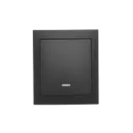 Simon Aquaclick WA-CW7Lx-x-xx-49xx Łącznik krzyżowy natynkowy z podświetleniem bez piktogramu, IP44, 10AX, 250V~, zaciski śrubowe; czarny