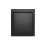 Simon Aquaclick WA-ACP1-xx-xx-49xx Przycisk zwierny natynkowy bez piktogramu, IP44, 10AX, 250V~, zaciski śrubowe; czarny