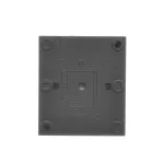 Simon Aquaclick WA-CD1Lxxx-xx-49xx Przycisk dzwonek natynkowy z podświetleniem, IP44, 10AX, 250V~, zaciski śrubowe; czarny