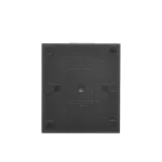 Simon Aquaclick WA-CGZ1Cxx-xx-49Ax Gniazdo wtyczkowe natynkowe, pojedyncze z uziemieniem, klapka transparentna, IP44, 16A, 250V~, szybkozłącza; czarny