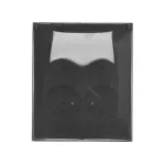 Simon Aquaclick WA-CGZ4xxx-xx-49Ax Gniazdo wtyczkowe natynkowe, 4-krotne z uziemieniem, klapka transparentna, IP44, Σ16A 250V~, zaciski śrubowe; czarny