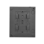 Simon Aquaclick WA-CGZ4Cxx-xx-49Ax Gniazdo wtyczkowe natynkowe, 4-krotne z uziemieniem, klapka transparentna, IP44, Σ16A, 250V~, szybkozłącza; czarny