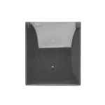 Simon Aquaclick WA-CGSZ1Cx-xx-49Ax Gniazdo wtyczkowe natynkowe, Schuko, pojedyncze, klapka transparentna, IP44, Σ16A, 250V~, zaciski śrubowe; czarny