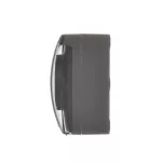 Simon Aquaclick WA-CGSZ1Cx-xx-49Ax Gniazdo wtyczkowe natynkowe, Schuko, pojedyncze, klapka transparentna, IP44, Σ16A, 250V~, zaciski śrubowe; czarny