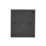 Simon Aquaclick WA-CGSZ1CZ-xx-49Ax Gniazdo wtyczkowe natynkowe, Schuko, pojedyncze, klapka transparentna z przesłonami torów prądowych, IP44, Σ16A, 250V~, zaciski śrubowe; czarny