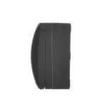 Simon Aquaclick WA-CGSZ1CZ-xx-49xx Gniazdo wtyczkowe natynkowe, Schuko, pojedyncze, klapka w kolorze pokrywy, z przesłonami torów prądowych, IP44, 16A, 250V~, szybkozłącza; czarny