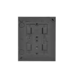Simon Aquaclick WA-CGSzN4x-xx-49xx Gniazdo wtyczkowe natynkowe, Schuko, 4-krotne, IP20, 16A, 250V~, zaciski śrubowe; czarny