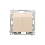 Simon 54 GO WMDS-004xW2-041 Ściemniacz do pasków LED-owych 12-24 V, 1 kanałowy, sterowany smartfonem [Wi-Fi] - DIMMER W (moduł); kremowy