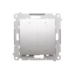 Simon 54 GO WMDS-004xW2-043 Ściemniacz do pasków LED-owych 12-24 V, 1 kanałowy, sterowany smartfonem [Wi-Fi] - DIMMER W (moduł); srebrny mat