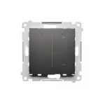 Simon 54 GO WMDS-004xW2-049 Ściemniacz do pasków LED-owych 12-24 V, 1 kanałowy, sterowany smartfonem [Wi-Fi] - DIMMER W (moduł); czarny mat