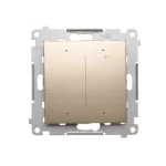 Simon 54 GO WMDS-004xX2-044 Ściemniacz do pasków RGBW 12-24 V, 4 kanałowy, sterowany smartfonem [Wi-Fi] - DIMMER RGB (moduł); złoty mat