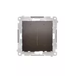 Simon 54 GO WMDS-004xX2-046 Ściemniacz do pasków RGBW 12-24 V, 4 kanałowy, sterowany smartfonem [Wi-Fi] - DIMMER RGB (moduł); brąz mat