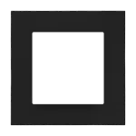 Simon 55 WMDZ-01101x-0149 Ramka 1-krotna LINE; Czarny mat