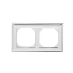 Simon 55 WMDZ-01102x-0114 Ramka 2-krotna LINE; Jasnoszary mat