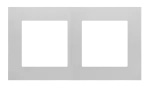 Simon 55 WMDZ-01102x-0143 Ramka 2-krotna LINE; Aluminium mat