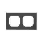 Simon 55 WMDZ-01102x-0149 Ramka 2-krotna LINE; Czarny mat