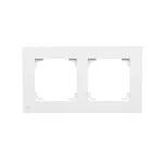 Simon 55 WMDZ-01102x-AB111 Ramka 2-krotna LINE; Antybakteryjny biały mat