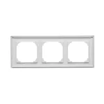 Simon 55 WMDZ-01103x-0114 Ramka 3-krotna LINE; Jasnoszary mat