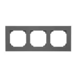 Simon 55 WMDZ-01103x-0116 Ramka 3-krotna LINE; Grafitowy mat