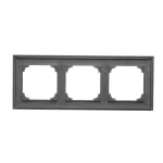 Simon 55 WMDZ-01103x-0116 Ramka 3-krotna LINE; Grafitowy mat