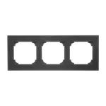 Simon 55 WMDZ-01103x-0149 Ramka 3-krotna LINE; Czarny mat