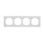 Simon 55 WMDZ-01104x-0114 Ramka 4-krotna LINE; Jasnoszary mat