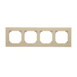 Simon 55 WMDZ-01104x-0144 Ramka 4-krotna LINE; Szampański mat