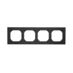 Simon 55 WMDZ-01104x-0149 Ramka 4-krotna LINE; Czarny mat