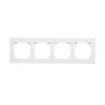 Simon 55 WMDZ-01104x-AB111 Ramka 4-krotna LINE; Antybakteryjny biały mat