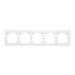 Simon 55 WMDZ-01105x-0111 Ramka 5-krotna LINE; Biały mat