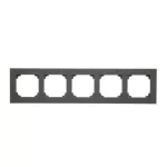 Simon 55 WMDZ-01105x-0116 Ramka 5-krotna LINE; Grafitowy mat