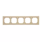 Simon 55 WMDZ-01105x-0144 Ramka 5-krotna LINE; Szampański mat