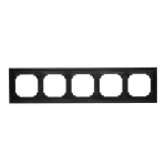 Simon 55 WMDZ-01105x-0149 Ramka 5-krotna LINE; Czarny mat