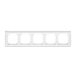 Simon 55 WMDZ-01105x-AB111 Ramka 5-krotna LINE; Antybakteryjny biały mat