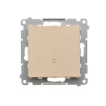 Simon 55 WMDA-21xxxx-144 Przycisk „światło” (moduł) 10 AX, 250 V~, szybkozłącza; Szampański mat