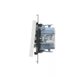 Simon 55 WMDA-20xxxx-111 Przycisk „światło” z podświetleniem LED (moduł) 10 AX, 250 V~, szybkozłącza; Biały mat