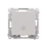 Simon 55 WMDA-20xxxx-114 Przycisk „światło” z podświetleniem LED (moduł) 10 AX, 250 V~, szybkozłącza; Jasnoszary mat