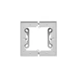 Simon 55 WMDZ-22xDxx-114 Puszka natynkowa pojedyncza, składana do ramek LINE/DUO – Wysokość: 40 mm. (1 szt. TSC/.. = 2 elementy); Jasnoszary mat