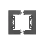 Simon 55 WMDZ-22xDxx-116 Puszka natynkowa pojedyncza, składana do ramek LINE/DUO – Wysokość: 40 mm. (1 szt. TSC/.. = 2 elementy); Grafitowy mat
