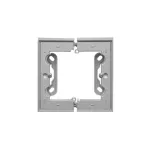 Simon 55 WMDZ-22xDxx-143 Puszka natynkowa pojedyncza, składana do ramek LINE/DUO – Wysokość: 40 mm. (1 szt. TSC/.. = 2 elementy); Aluminium mat