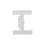 Simon 55 WMDZ-22xExx-143 Puszka natynkowa do ramek LINE/DUO – element rozszerzający puszkę pojedynczą składaną TSC do ramek wielokrotnych. Wysokość: 40mm; Aluminium mat
