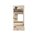 Simon 55 WMDZ-22xExx-144 Puszka natynkowa do ramek LINE/DUO – element rozszerzający puszkę pojedynczą składaną TSC do ramek wielokrotnych. Wysokość: 40mm; Szampański mat