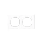 Simon 55 WMDZ-921xxx-001 Zestaw uszczelek IP44 do ramki 2-krotnej Line/Duo/Nature.